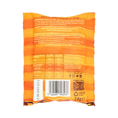 Chocolate Orange Popcorn Snack Pack (Vegan) Popcorn Shed