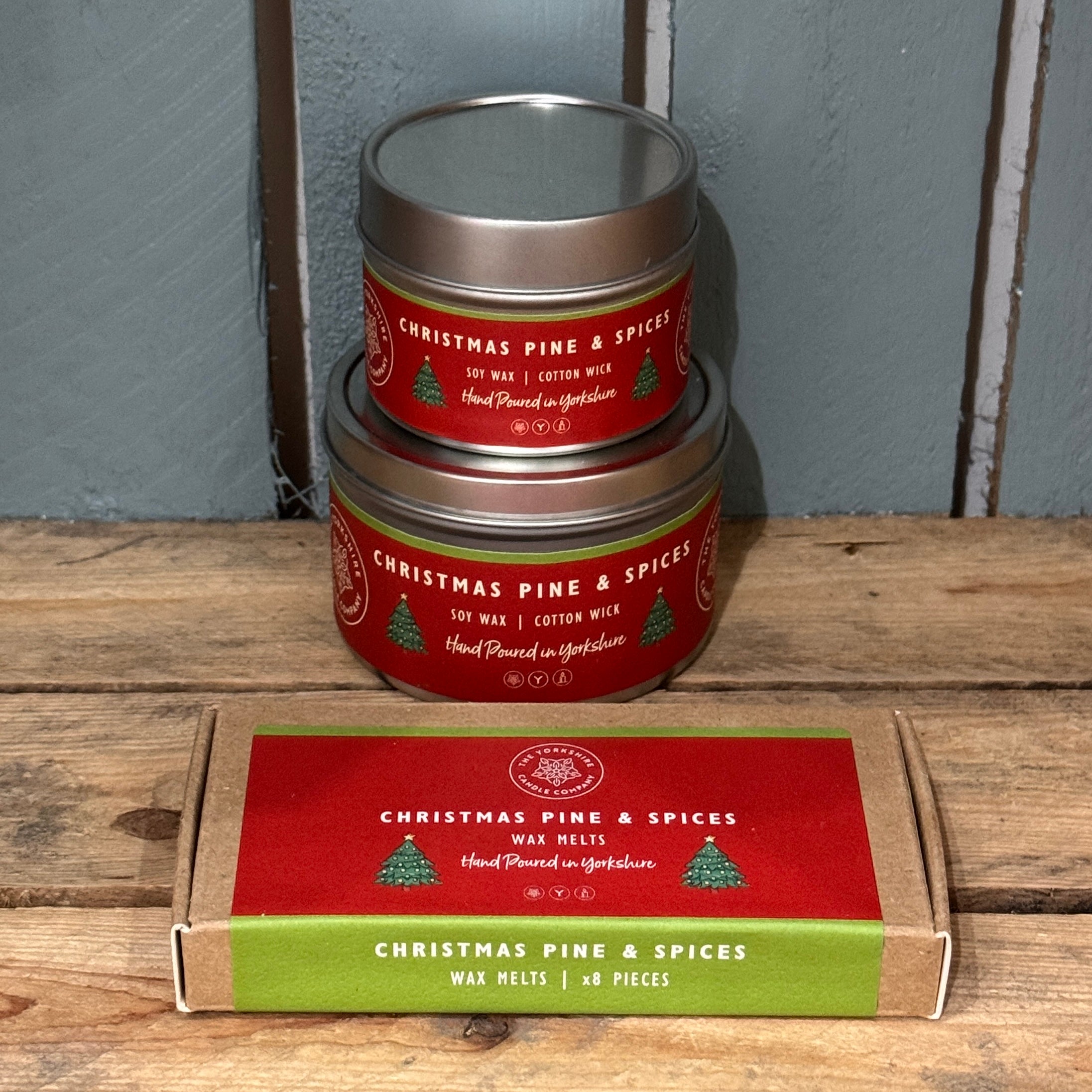 The Yorkshire Candle Company Christmas Pine & Spices Candle / Wax Melt