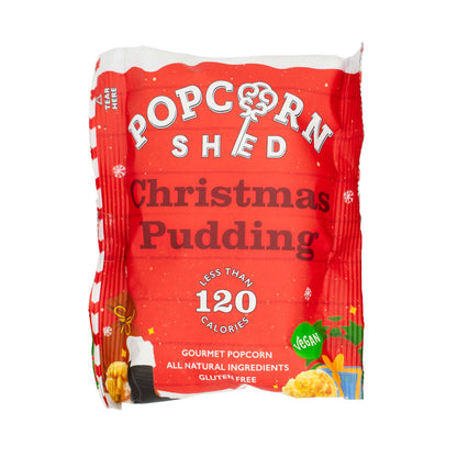 Christmas Pudding Popcorn Snack Pack (Vegan) UK stockist