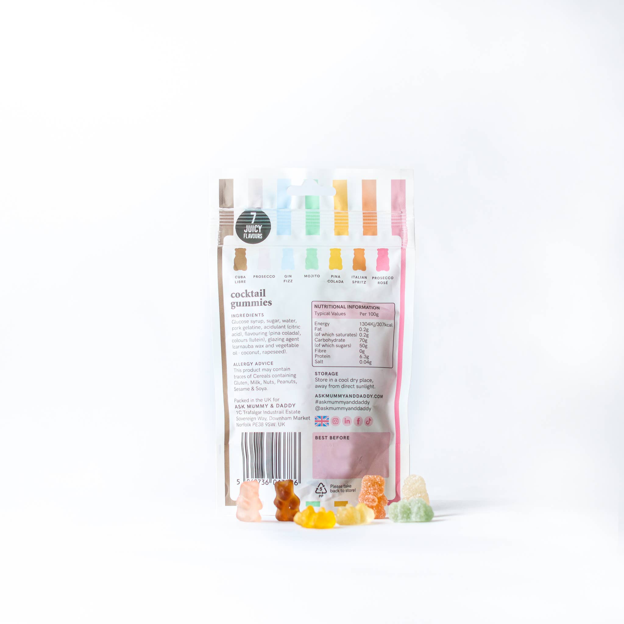 Cocktail Mix Gummies Share Bag