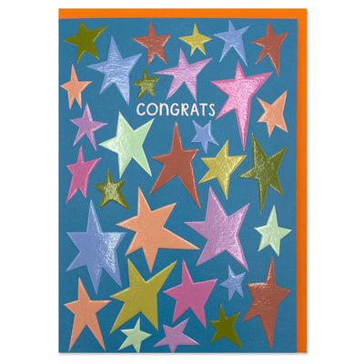 'Congrats' Star Congratulations Card