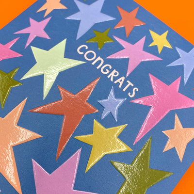 'Congrats' Star Congratulations Card