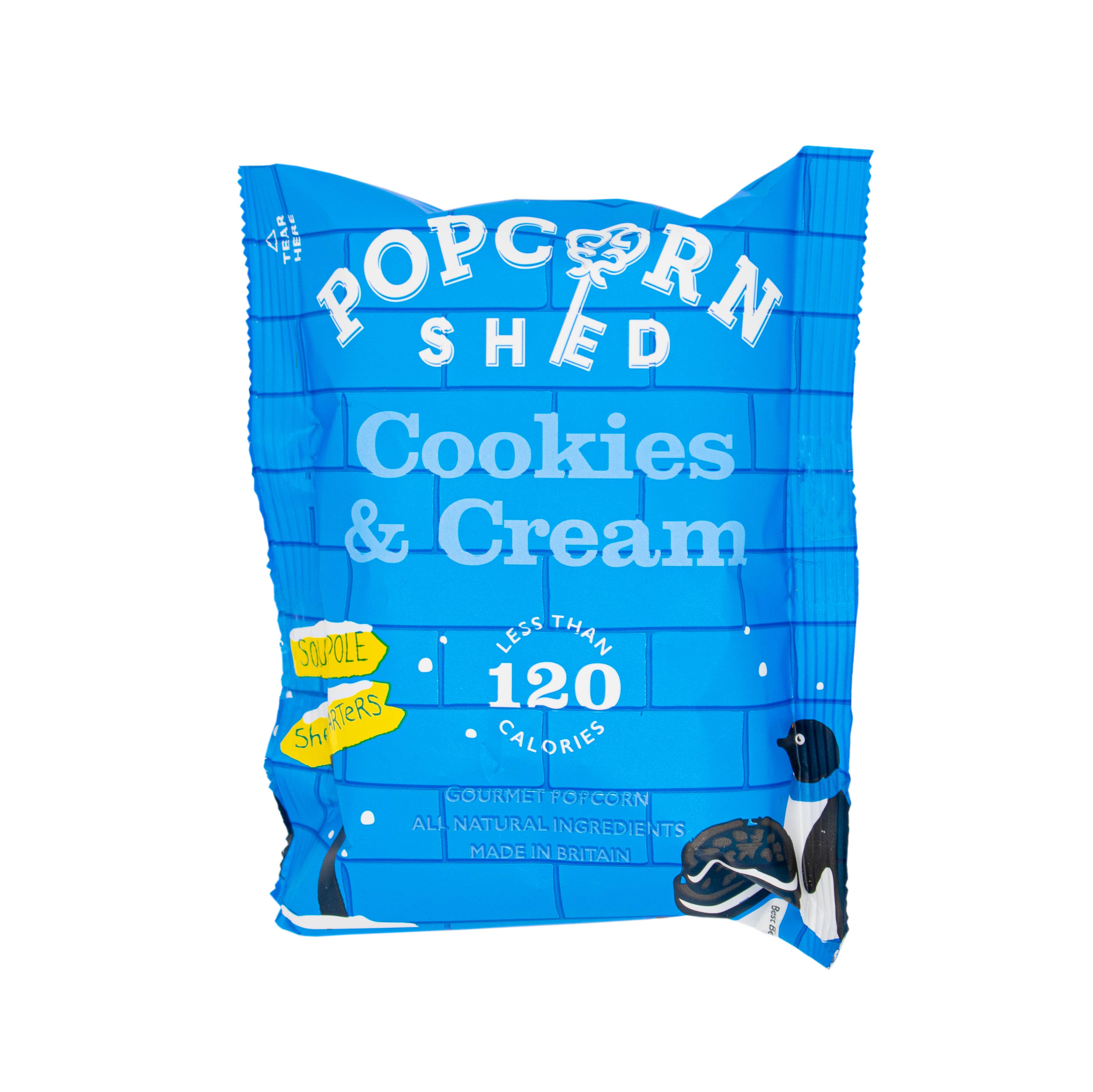 Cookies and Cream Popcorn Snack Pack Popcorn Shed