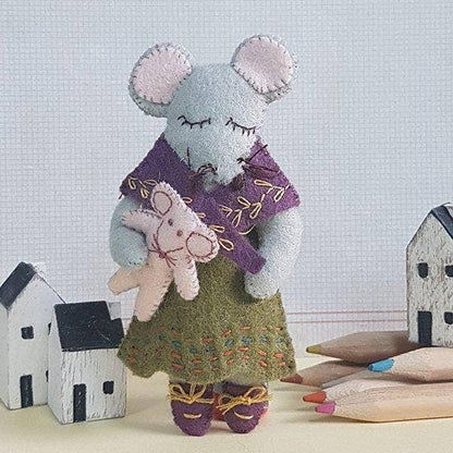 Corinne Lapierre Little Miss Mouse Felt Craft Kit
