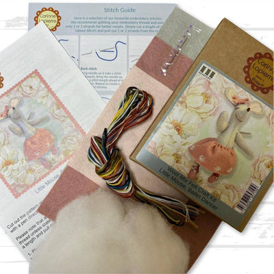 Corinne Lapierre Little Mouse The Ballet Dancer Felt Craft Mini Kit