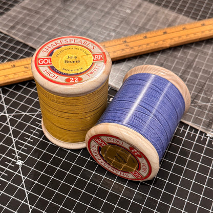 Cotton Reel Tin filled with Jelly Beans - Assorted Colours