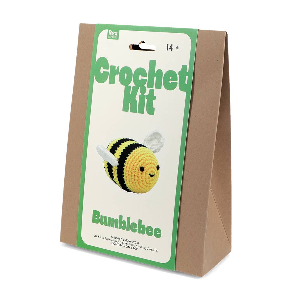 Rex London Crochet Kit - Bumblebee Bibelot Leek UK Stockist