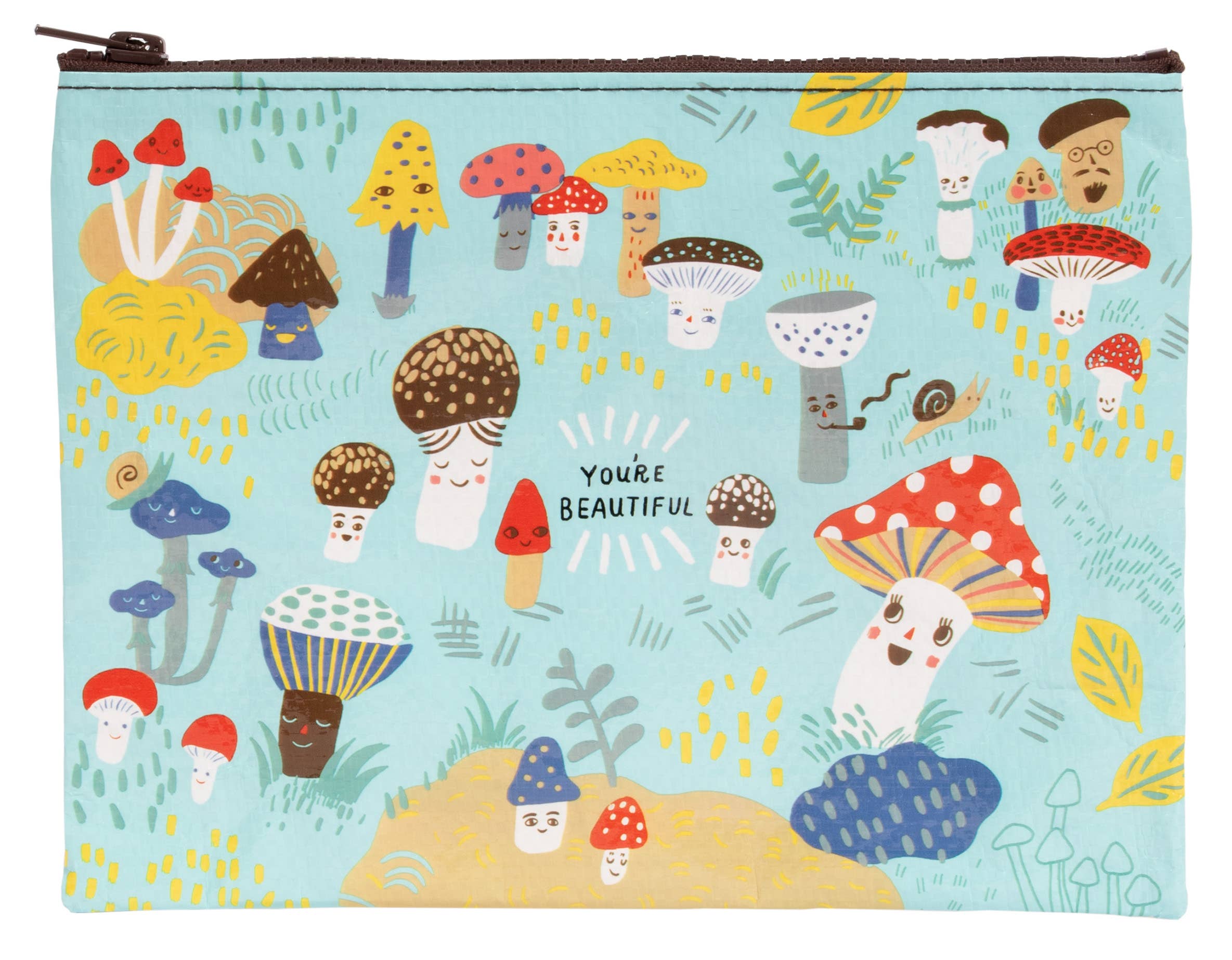 Cute Lil Mushrooms Zipper Pouch