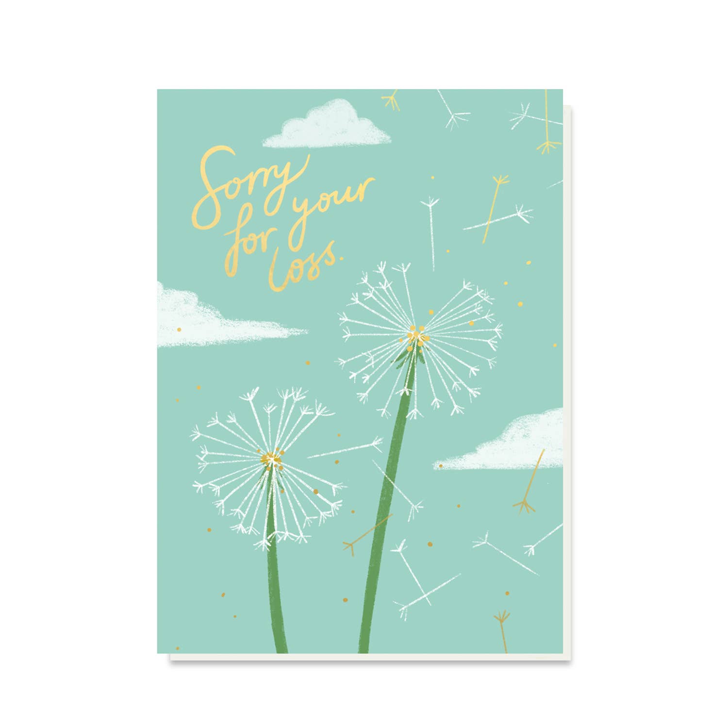Dandelion Sympathy Card: Sorry For Your Loss at Bibelot Leek