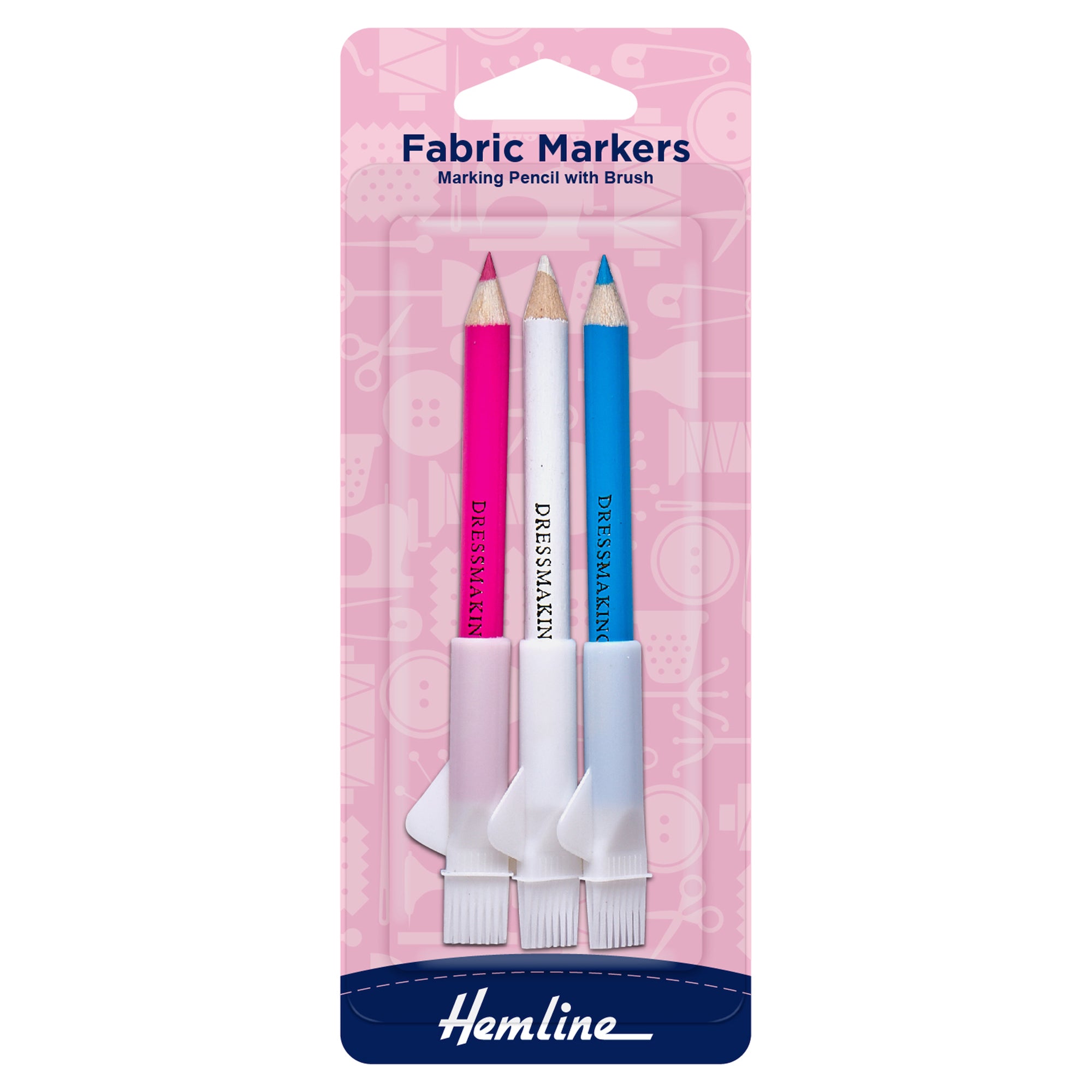 Dressmakers Pencils with Brush
