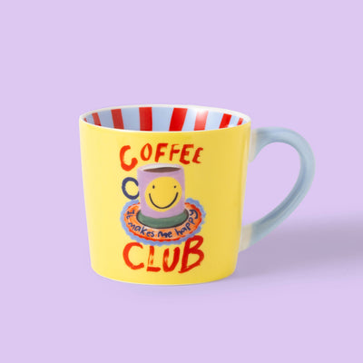 Eleanor Bowmer - Coffee Club Mug Bibelot Leek, UK Stockist