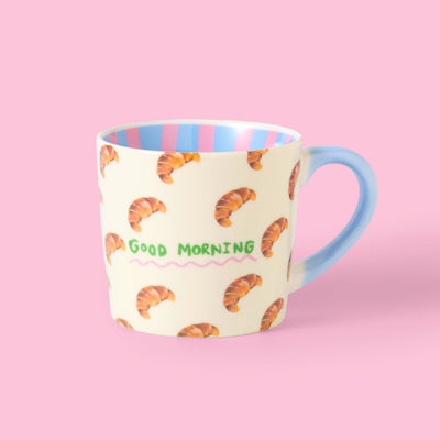 Eleanor Bowmer - Good Morning Croissant Mug Bibelot Leek, UK Stockist