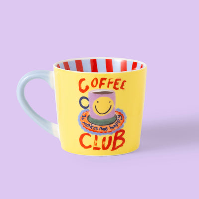 Eleanor Bowmer - Coffee Club Mug Bibelot Leek, UK Stockist