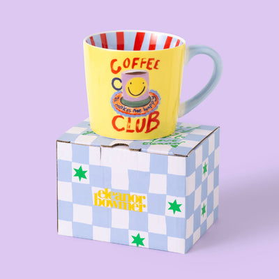 Eleanor Bowmer - Coffee Club Mug Bibelot Leek, UK Stockist
