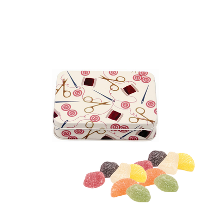 Emma Bridgewater Small Crafting Tin with Fruit Jellies (Vegan)