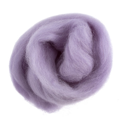 Trimits Natural Wool Roving: 10g 009 lilac