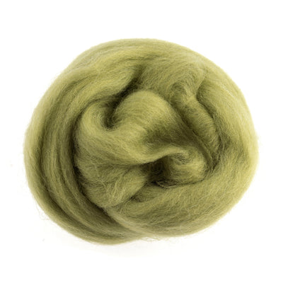 Trimits Natural Wool Roving: 10g 325 pistachio