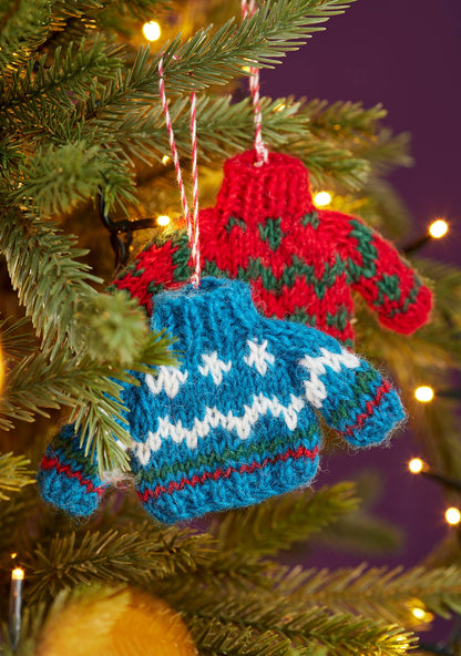 Namaste Fair Trade Fair Isle Wool Jumper Decoration
