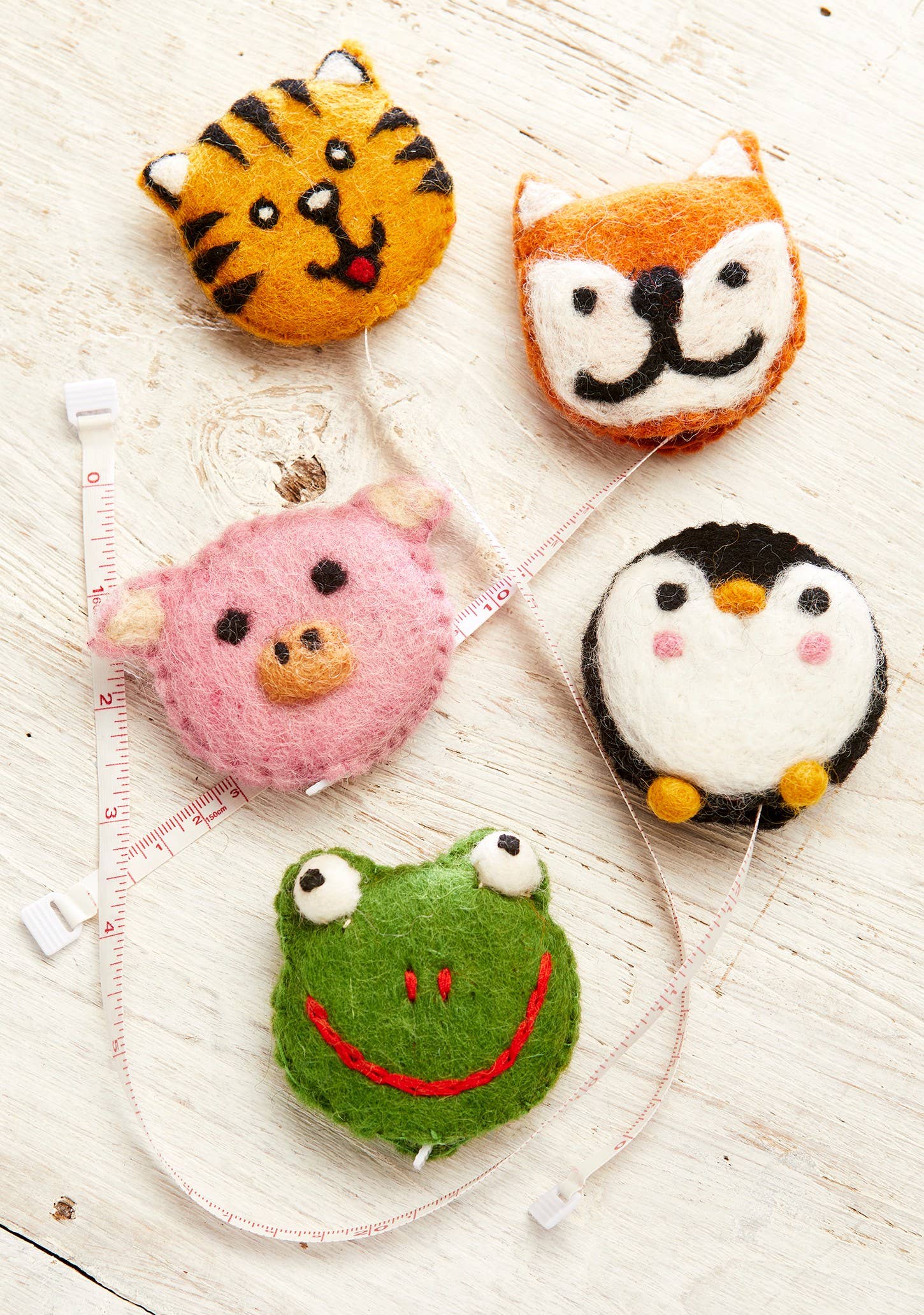 Namaste Fair Trade Felt Animal Tape Measure