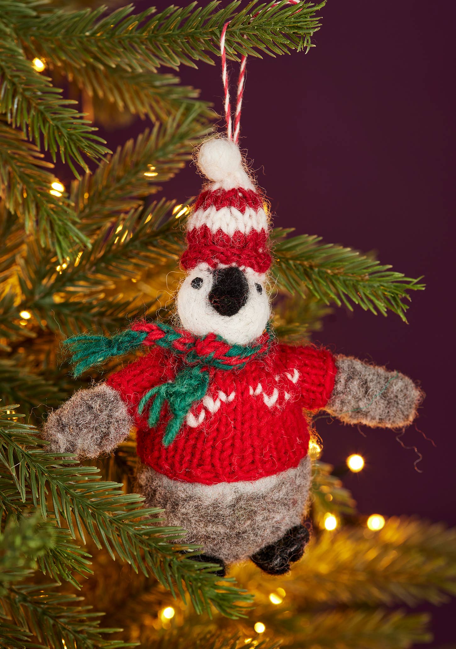 Namaste Fair Trade Felt Cosy Baby Penguin Decoration