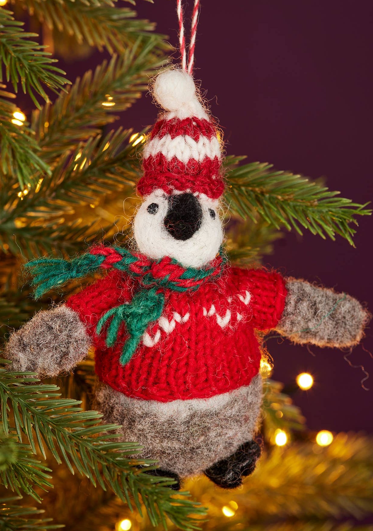 Namaste Fair Trade Felt Cosy Baby Penguin Decoration