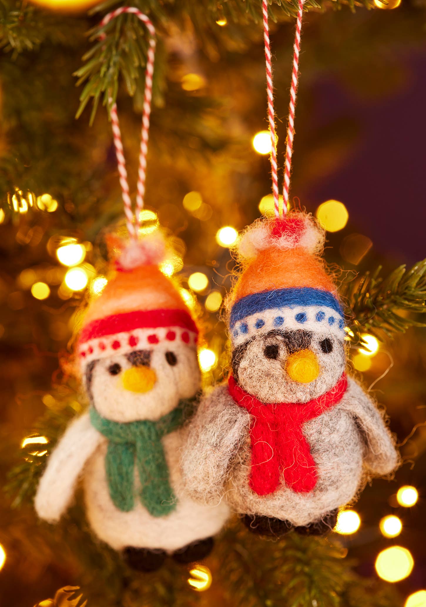Namaste Fair Trade Felt Penguin In Beanie Hat