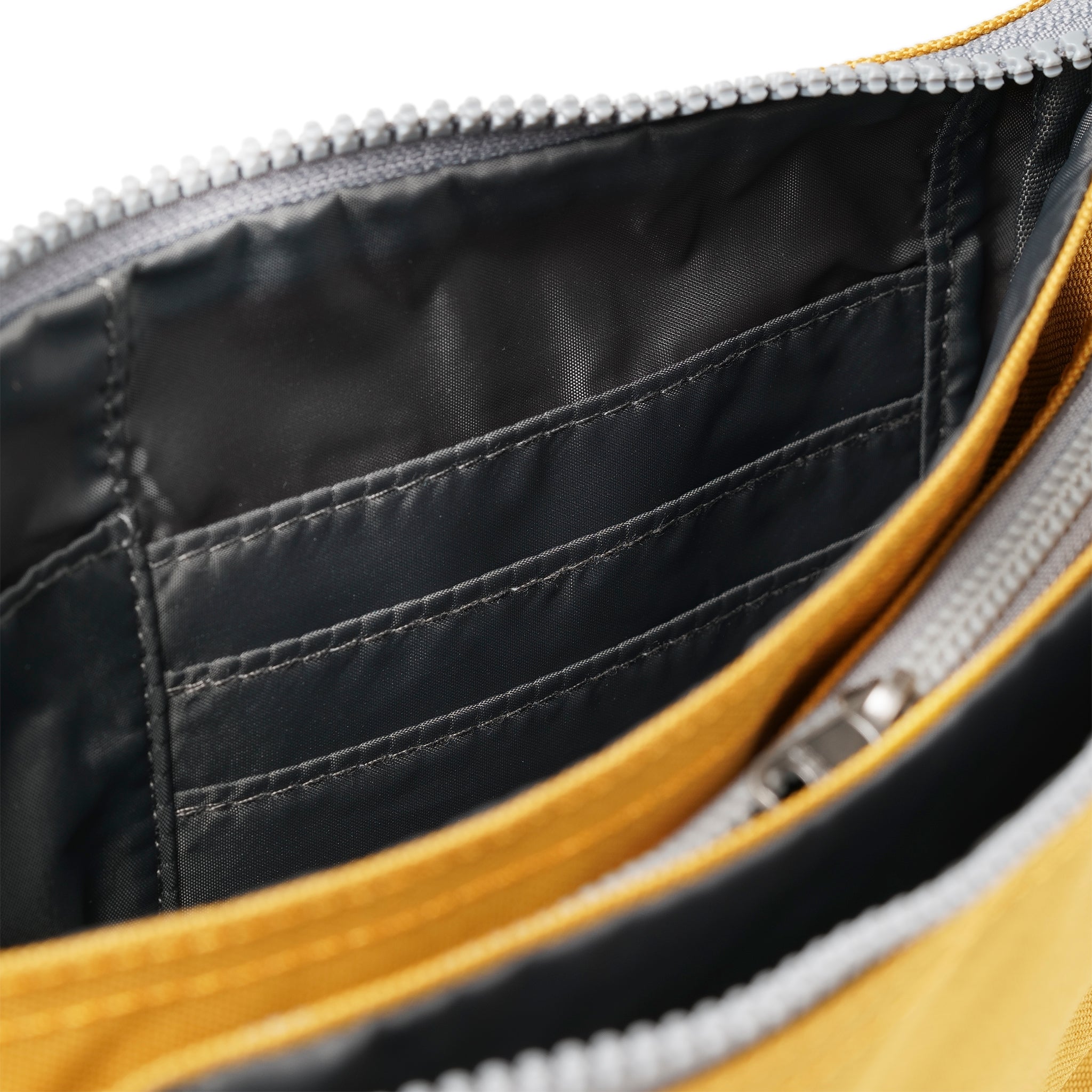 Roka Carnaby Crossbody XL Flax Recycled Canvas Bibelot Leek Staffordshire UK