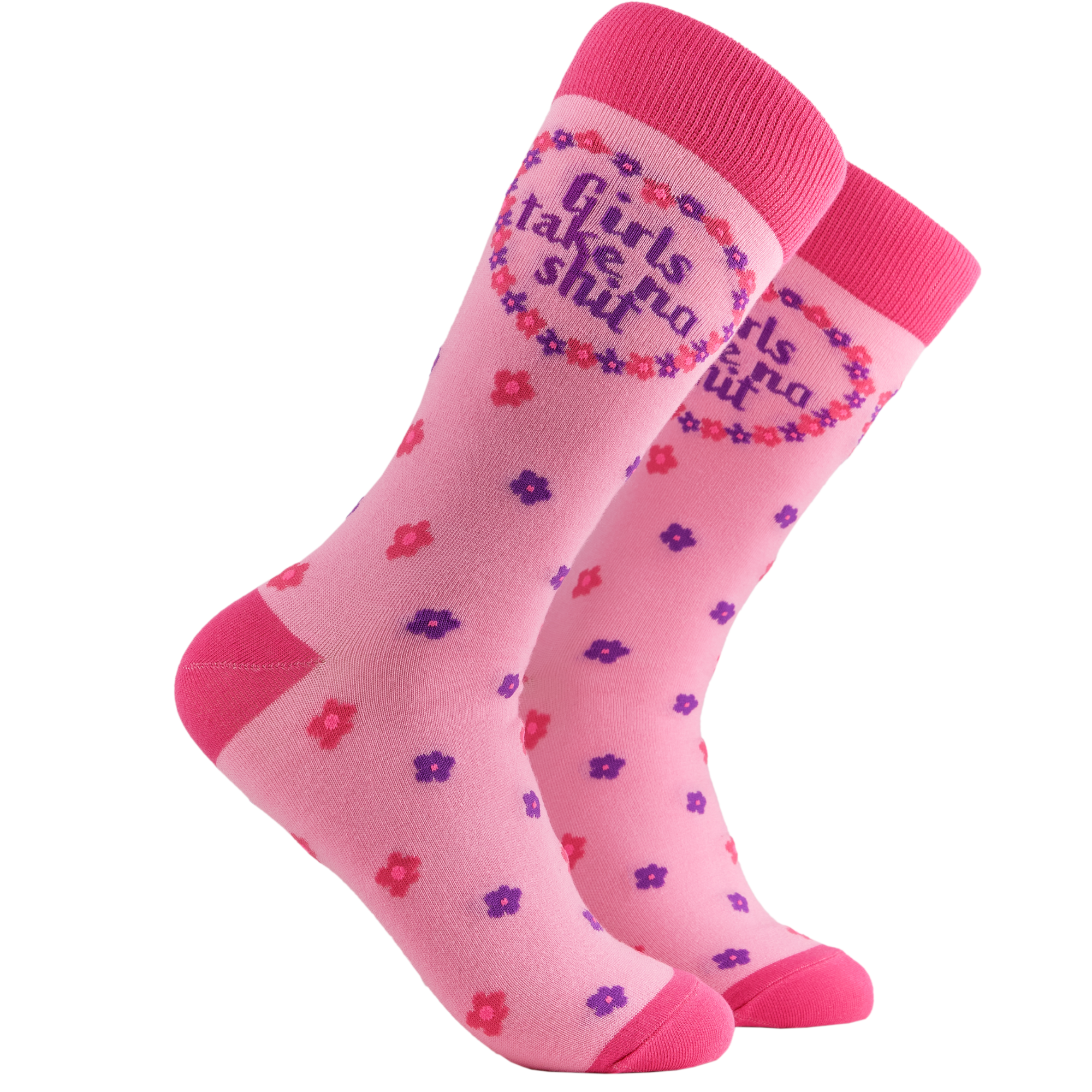 Girls Take No Shit Socks