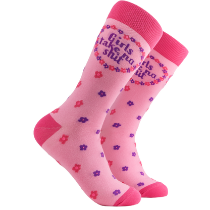 Girls Take No Shit Socks