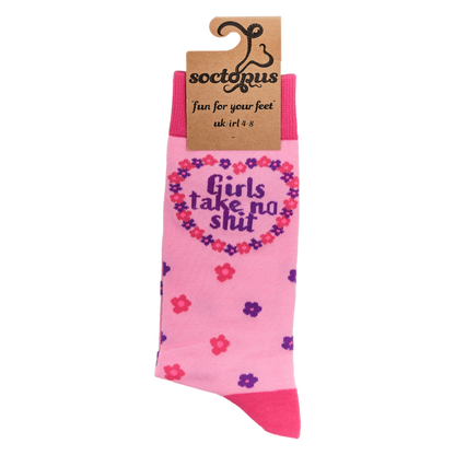 Girls Take No Shit Socks