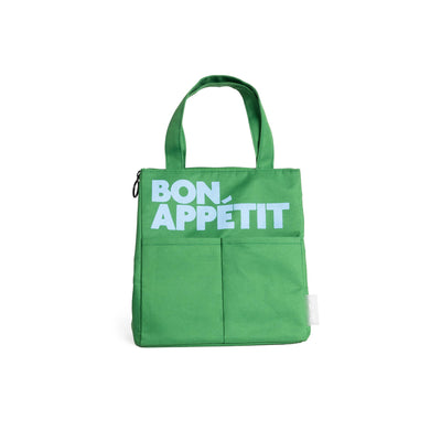 Helio Ferretti Bon Appetit Lunch Bag - Green Lunch Bag Bibelot Leek UK Stockist