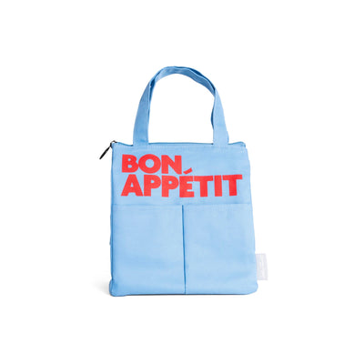 Helio Ferretti Bon Appetit Lunch Bag - Light Blue Lunch Bag Bibelot Leek UK Stockist