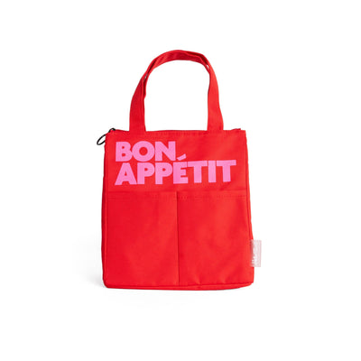 Helio Ferretti Bon Appetit Lunch Bag - Red Lunch Bag at Bibelot Leek