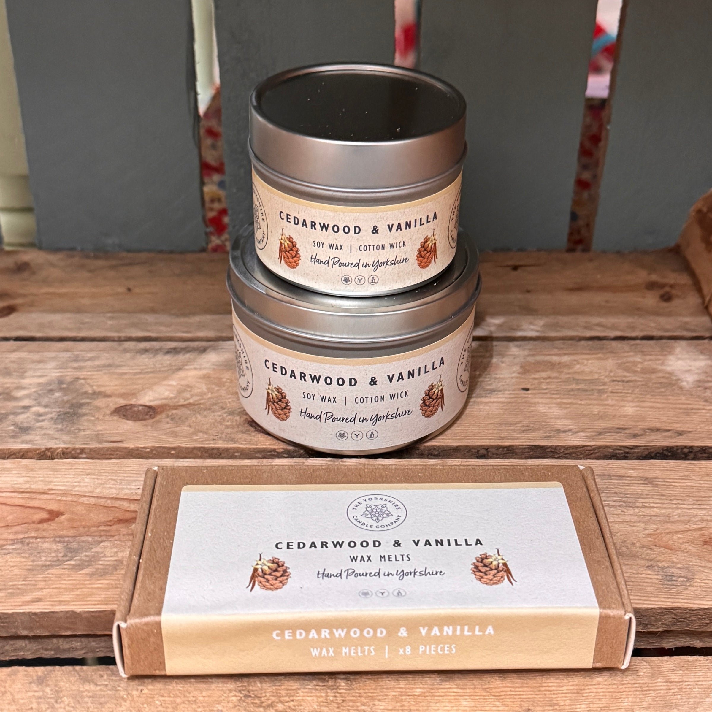 The Yorkshire Candle Company Cedarwood & Vanilla Candle / Wax Melt