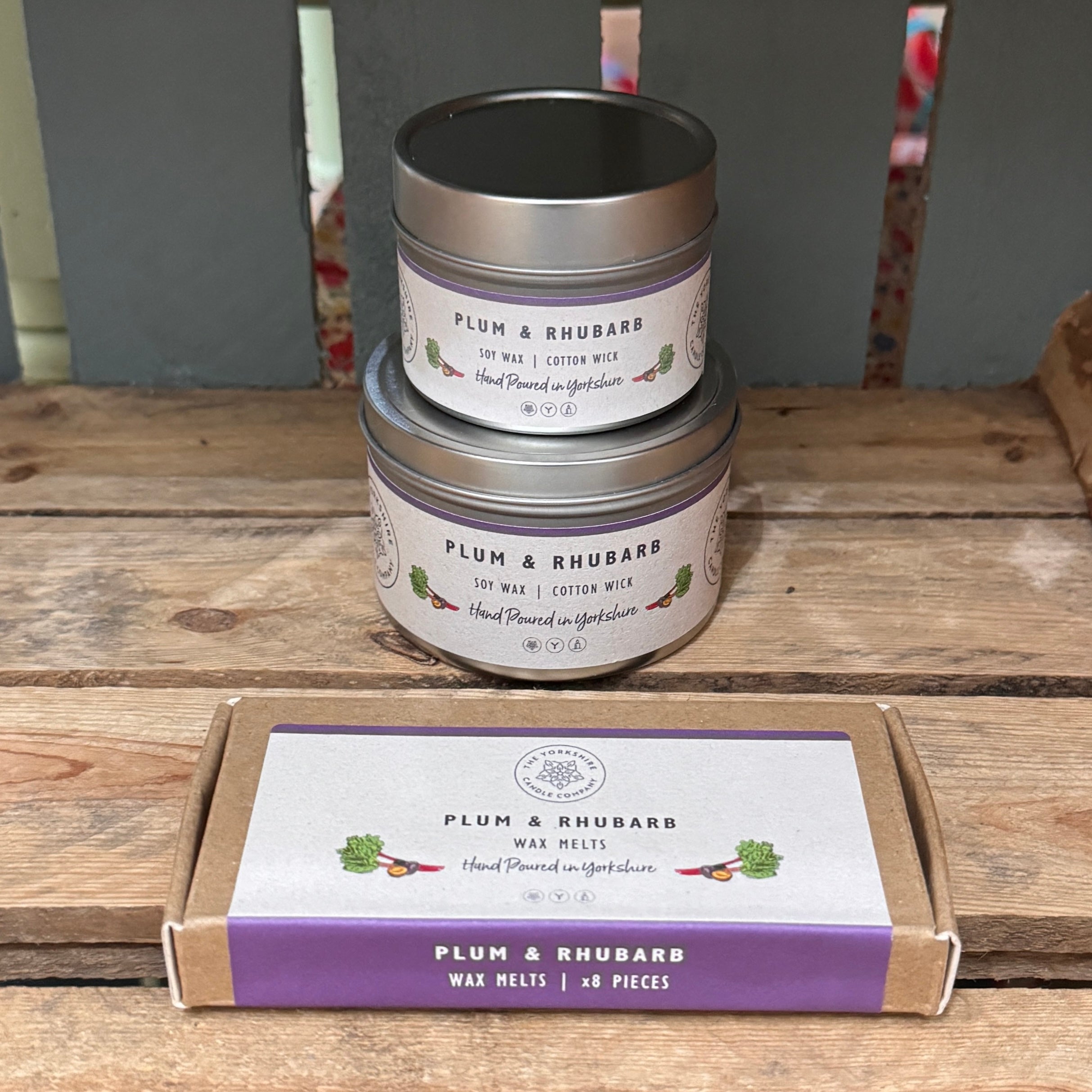 The Yorkshire Candle Company Plum & Rhubarb Candle / Wax Melt