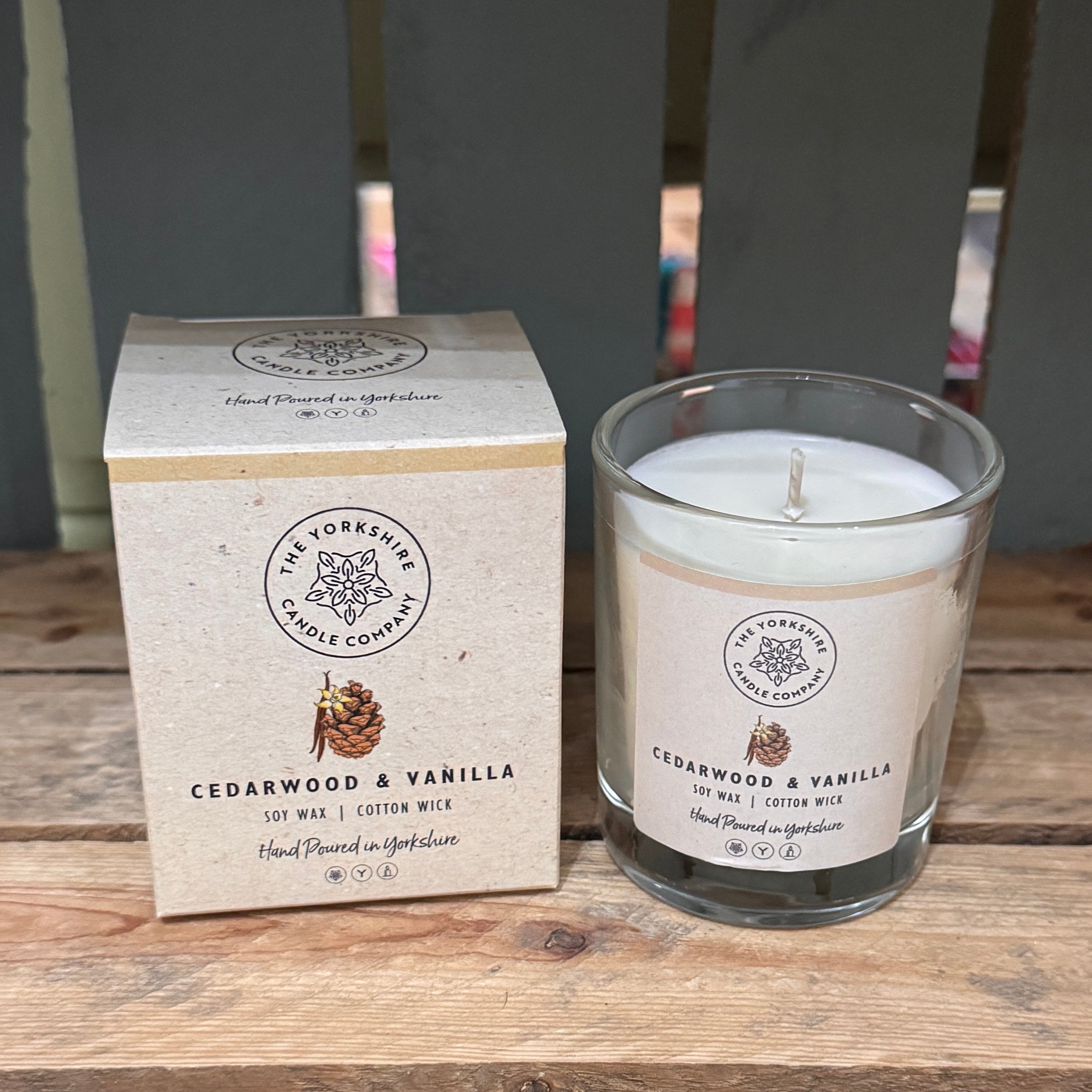 The Yorkshire Candle Company Cedarwood & Vanilla Candle / Wax Melt