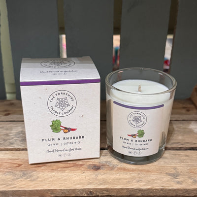 The Yorkshire Candle Company Plum & Rhubarb Candle / Wax Melt