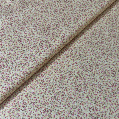 Makower Petite Fleur Petals Yellow 183/Y Cotton Fabric at Bibelot, Leek