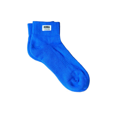 Roka London Women's Wembley Crop Socks in Malibu at Bibelot Leek