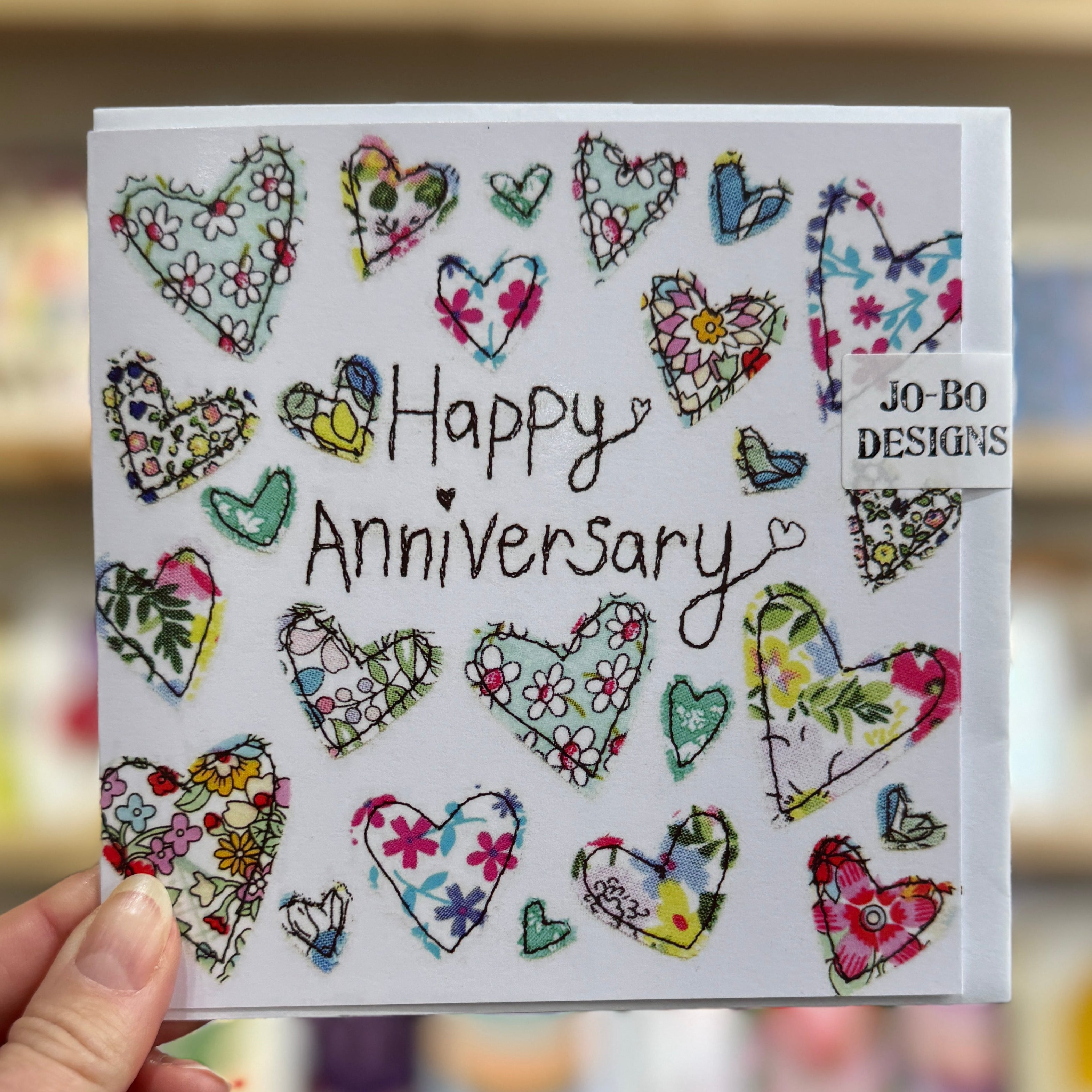 Jo-Bo Designs Happy Anniversary Card at Bibelot Leek