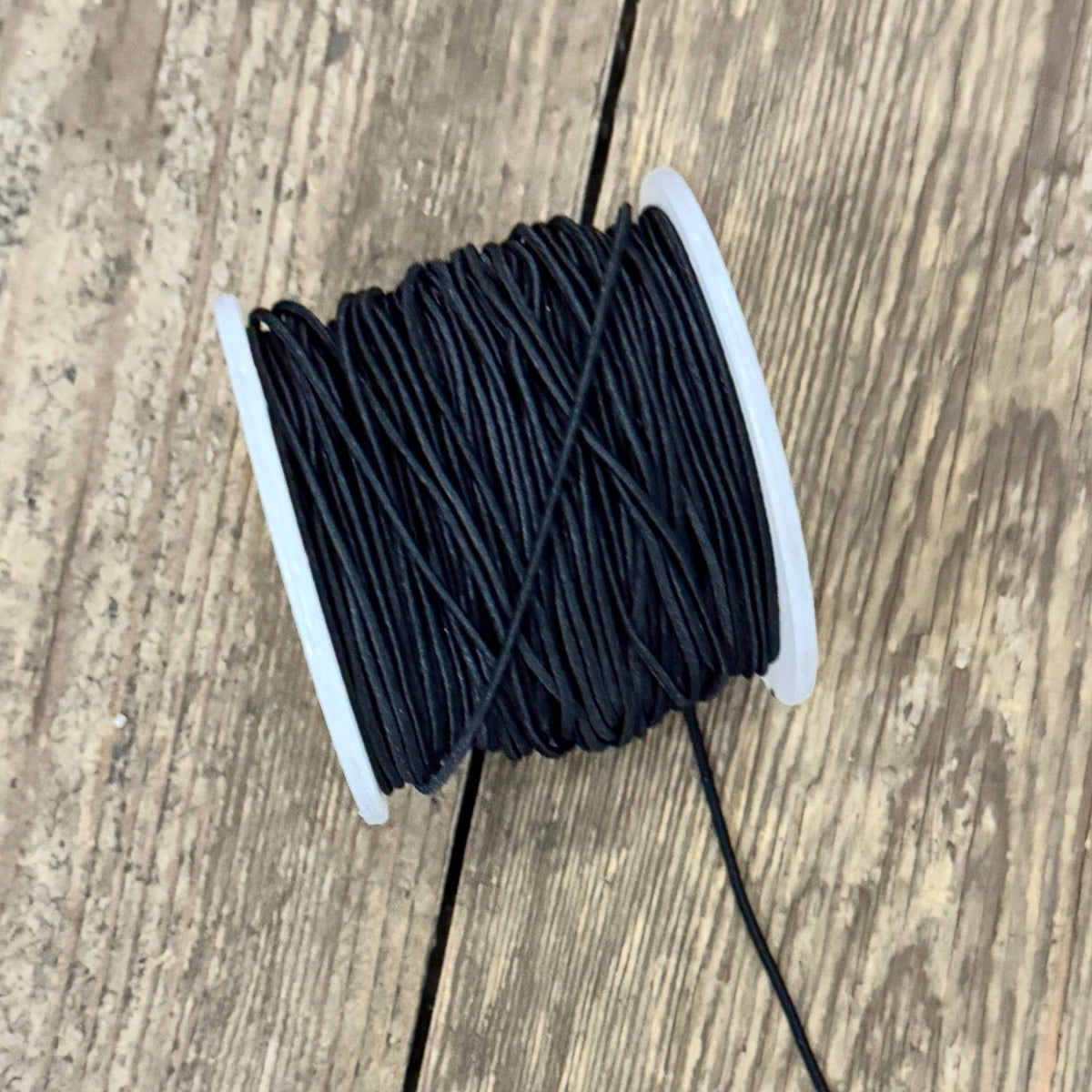 Jewellery Elastic 1mm Black  - Sold Per Metre at Bibelot Leek