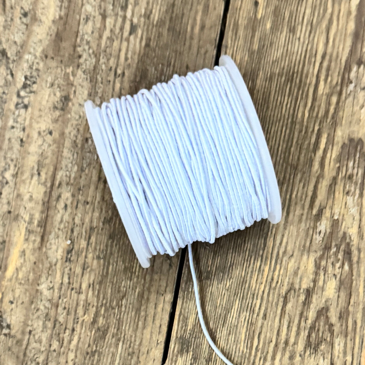 Jewellery Elastic 1mm White - Sold Per Metre at Bibelot Leek