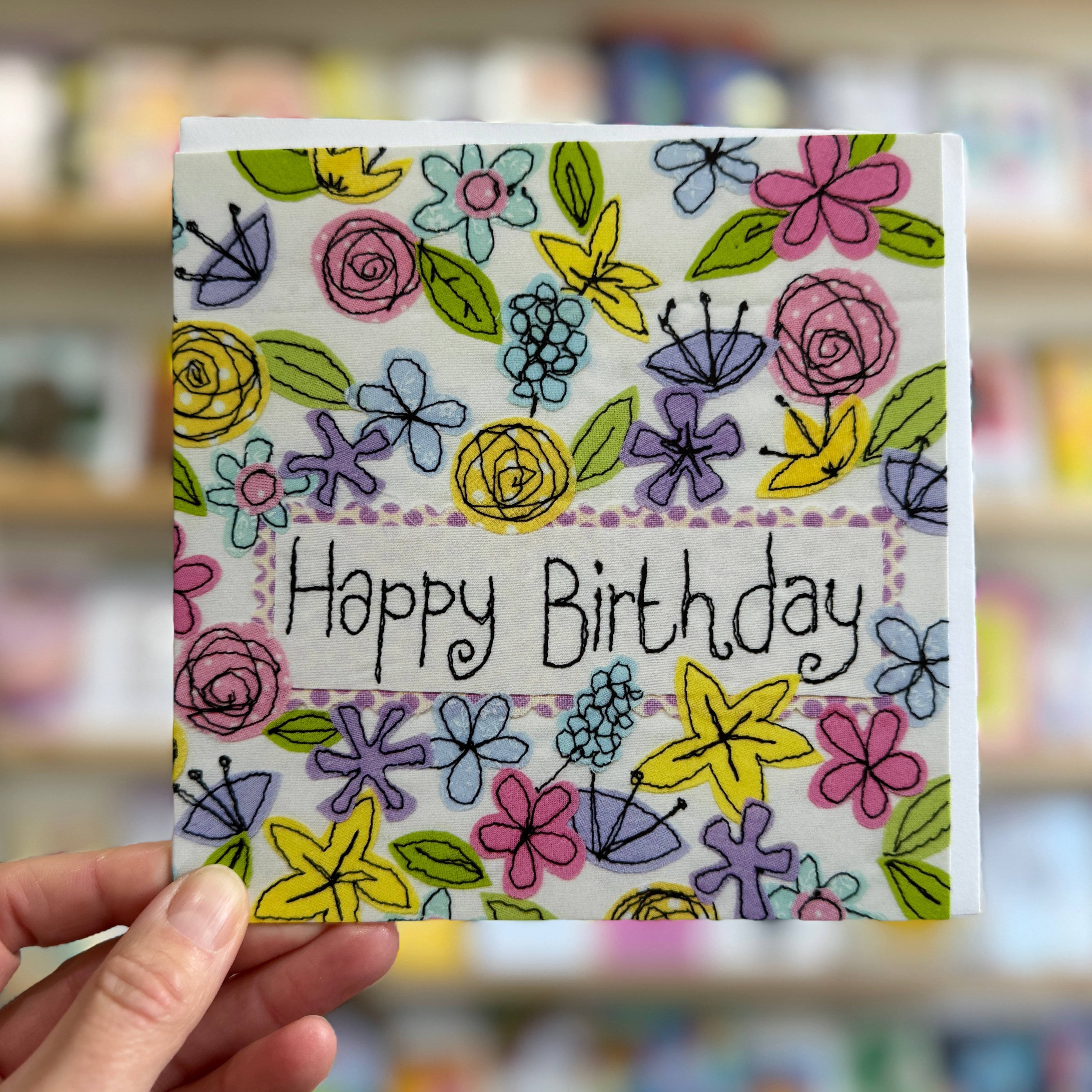 Jo Bo Designs Flower Birthday Card at Bibelot Leek