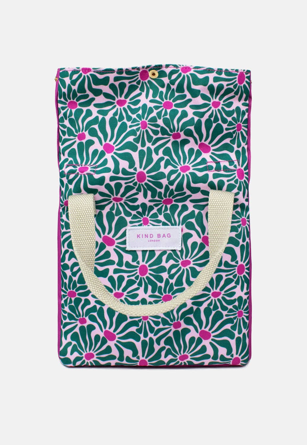 Kind Bags Lunch Bag | Abstract Flowers at Bibelot Leek UK Stockist