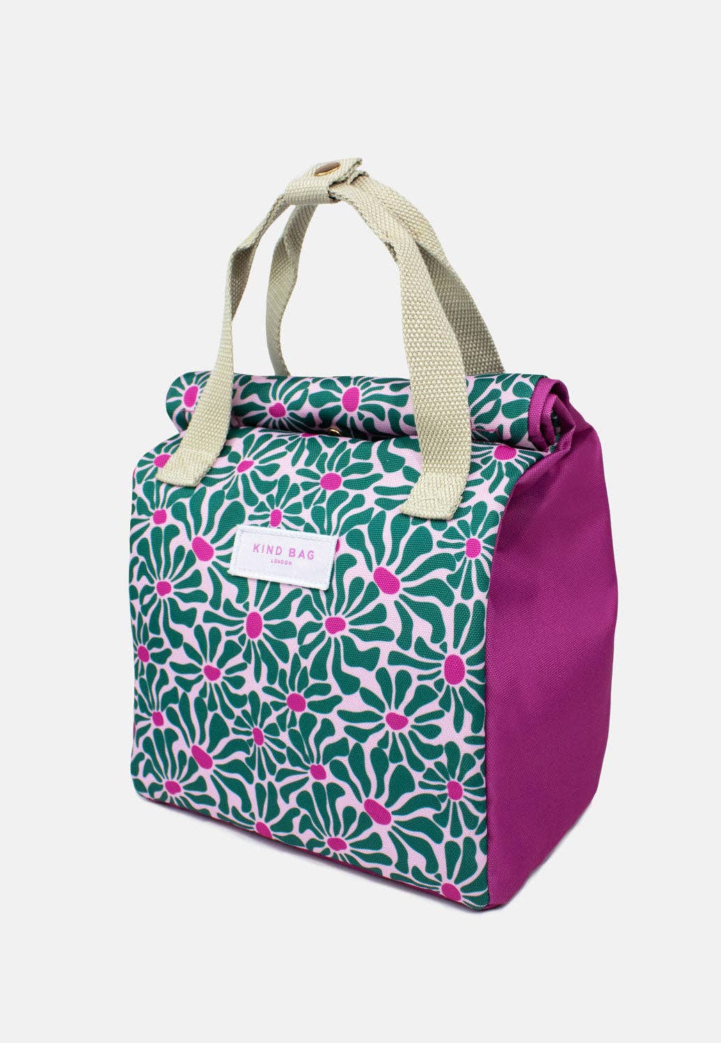 Kind Bags Lunch Bag | Abstract Flowers at Bibelot Leek UK Stockist
