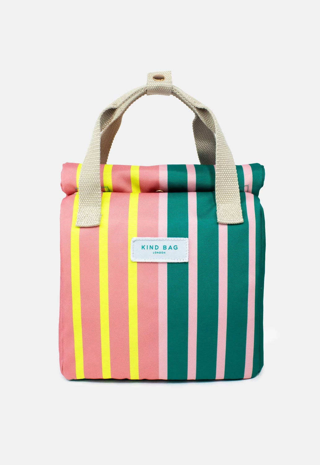 Kind Bags Lunch Bag | Bicolour Stripes at Bibelot Leek UK Stockist