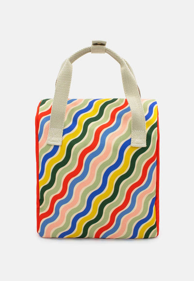 Kind Bags Lunch Bag | Rainbow Waves at Bibelot Leek UK Stockist