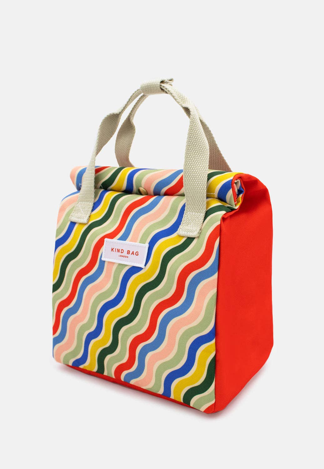 Kind Bags Lunch Bag | Rainbow Waves at Bibelot Leek UK Stockist