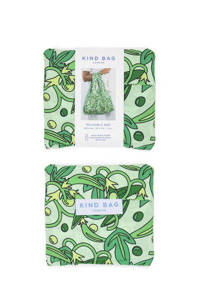 Kind Bags Peas | Medium Reusable Tote Bag at Bibelot Leek UK Stockist