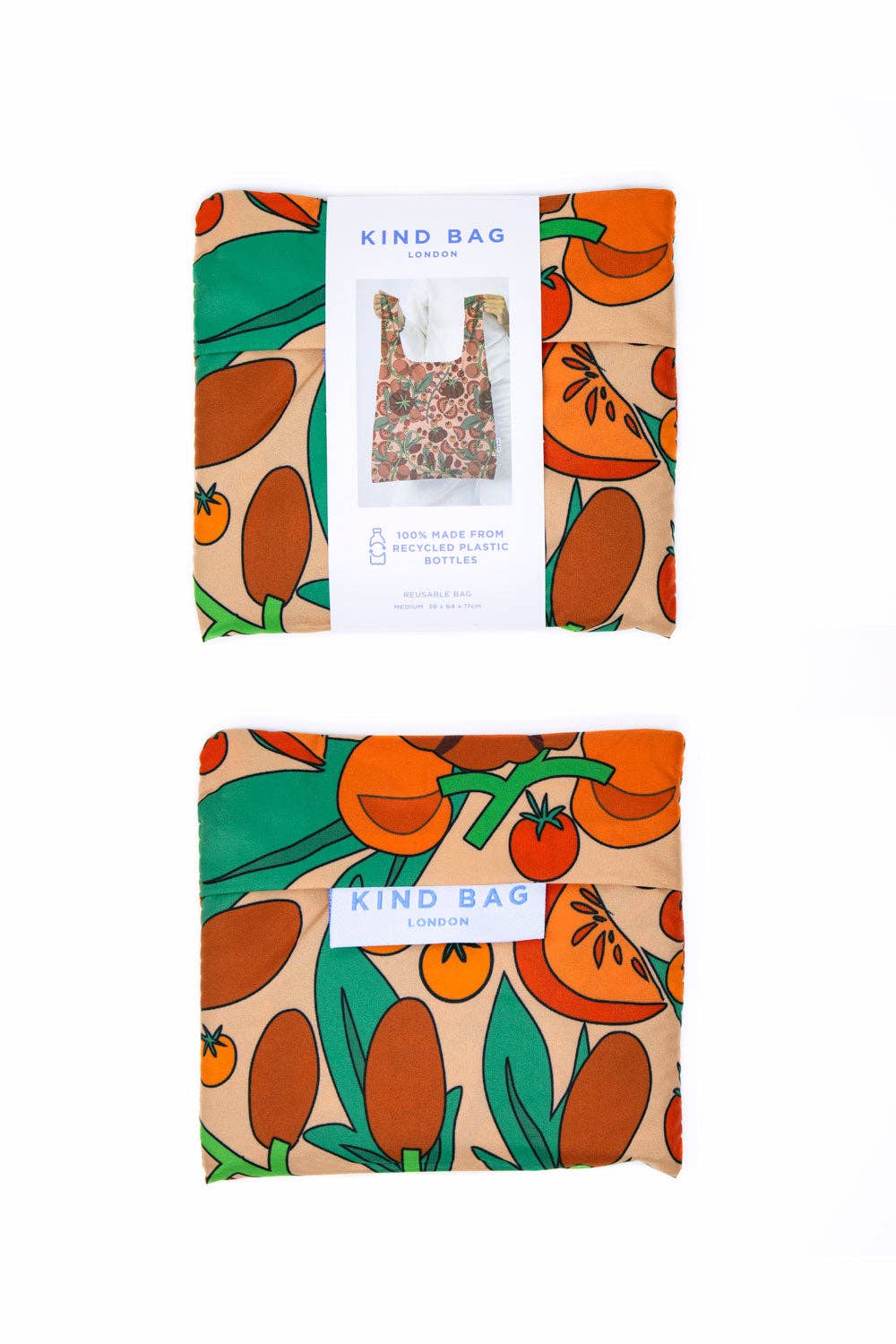 Kind Bags Tomatoes | Medium Reusable Tote Bag at Bibelot Leek UK Stockist